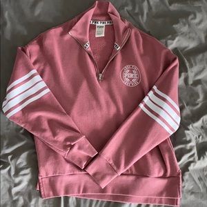 SOLD ‼️PINK half zip pullover